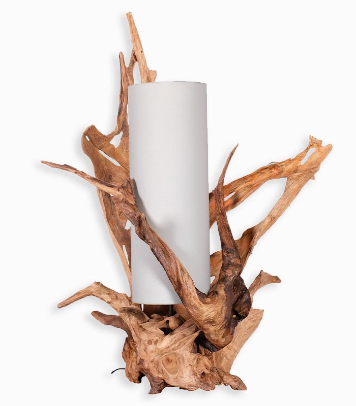 Lampe exotique teck VITAN Lampe exotique teck VITAN