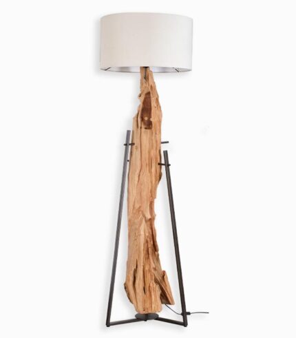 Lampadaire en teck recyclé STARK