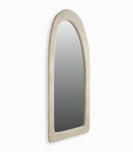 Miroir haut SANTORIN pierre blanche