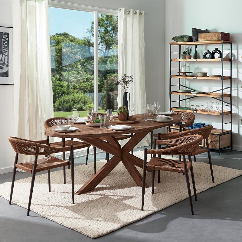 Tables en bois massif