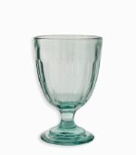 Coupe en verre bleu