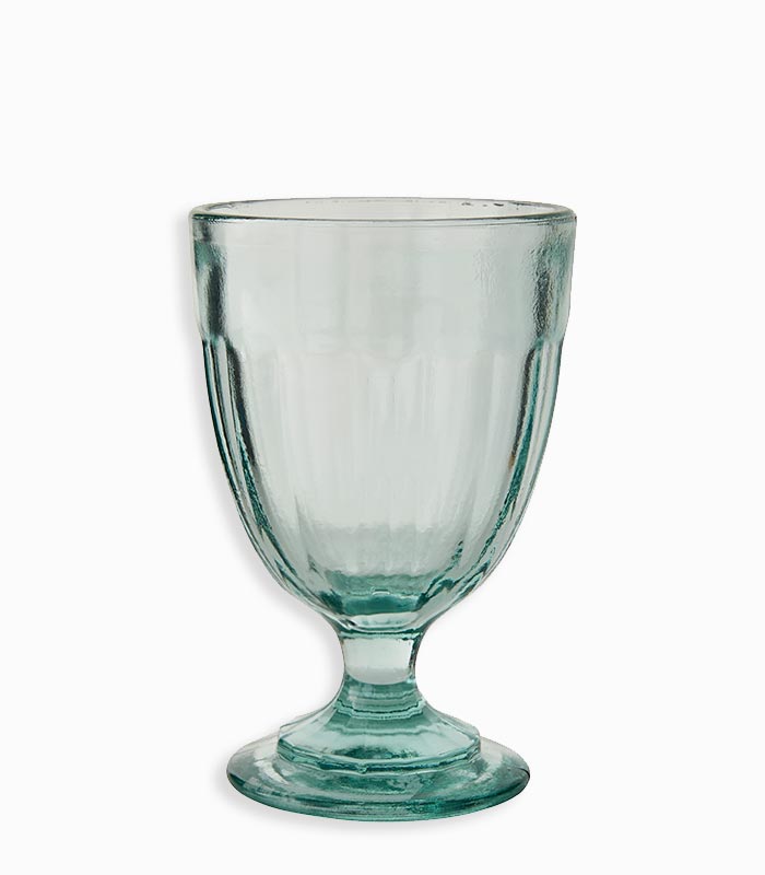 Coupe en verre bleu Coupe en verre bleu