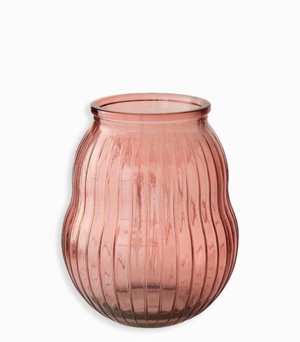 Vase Hurricane Albania Magenta
