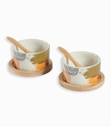 Set 2 ramequins avec cuillères