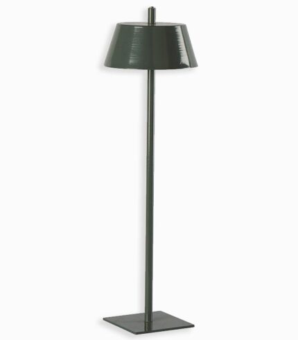 Lampe LED USB métal vert amande