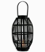 Lanterne bambou noir