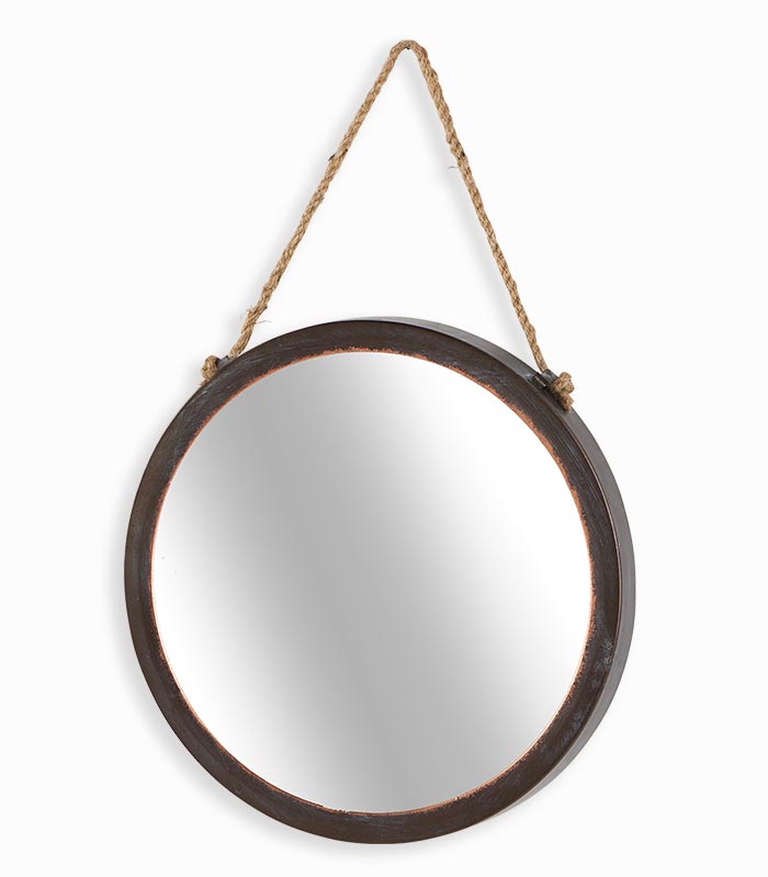 BO096-LY066 Miroir rond en métal – Image 1