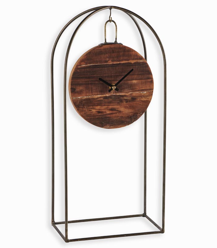 BO096-LY124 Horloge à poser base métal – Image 1