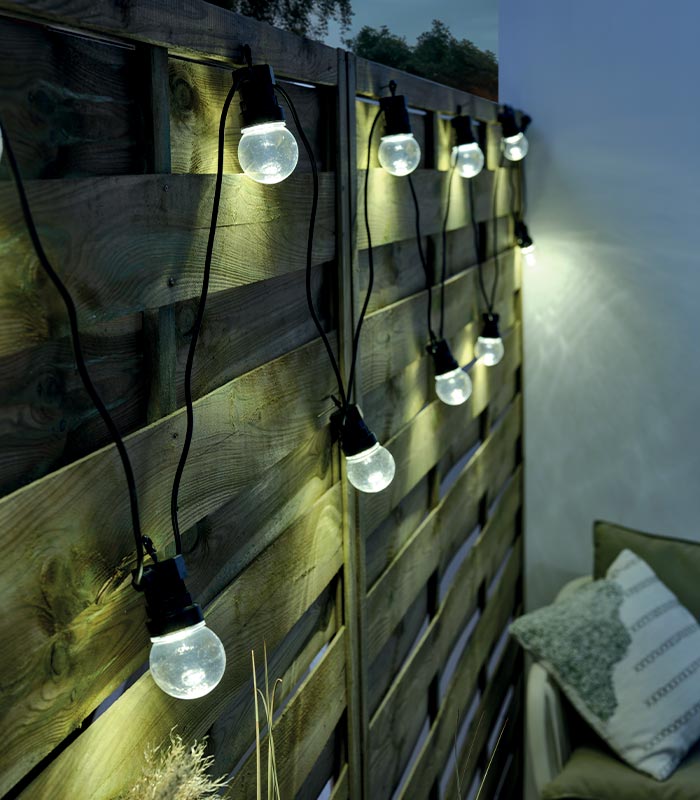Guirlande lumineuse boules 10 LED Guirlande lumineuse boules 10 LED