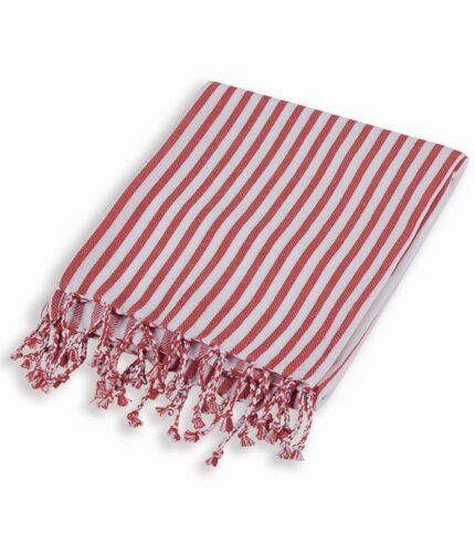 Fouta rouge NATURAL BEACH