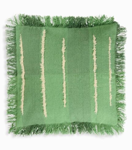 Coussin vert déhoussable KIVIC