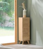 Commode bois 5 tiroirs TONLE