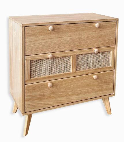 Commode bois 3 grands tiroirs TONLE