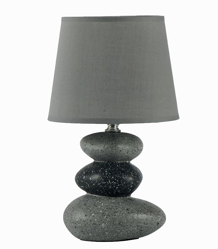 Lampe céramique galets BOA