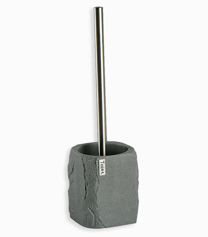 Balai WC façon pierre anthracite Balai WC façon pierre anthracite