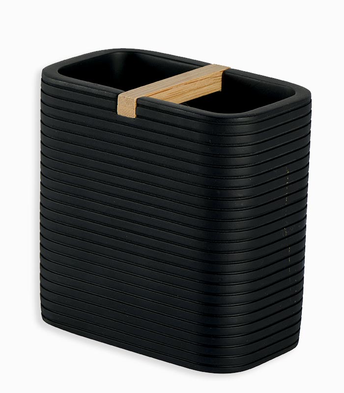 Porte-ustensile noir mat Porte-ustensile noir mat