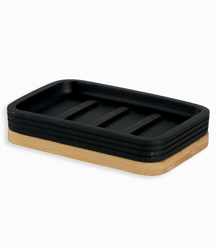 Porte-savon noir mat Porte-savon noir mat