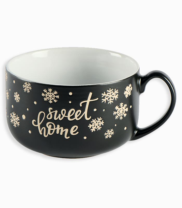 Mug noir SWEET HOME Mug noir SWEET HOME