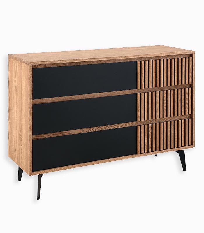 Commode frêne ALSEN L 130 cm