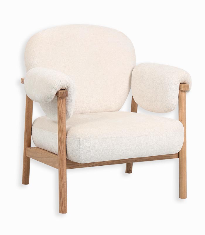 Fauteuil blanc MICHIGAN Fauteuil blanc MICHIGAN