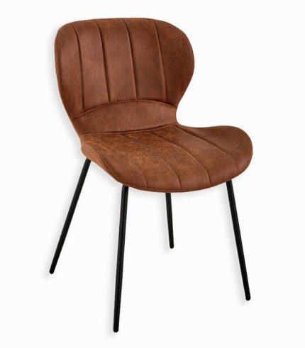 Chaise CARMEN cognac