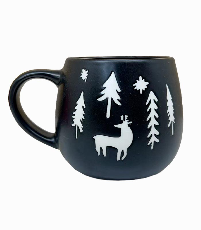 Mug noir SAPIN & CERF Mug noir SAPIN & CERF
