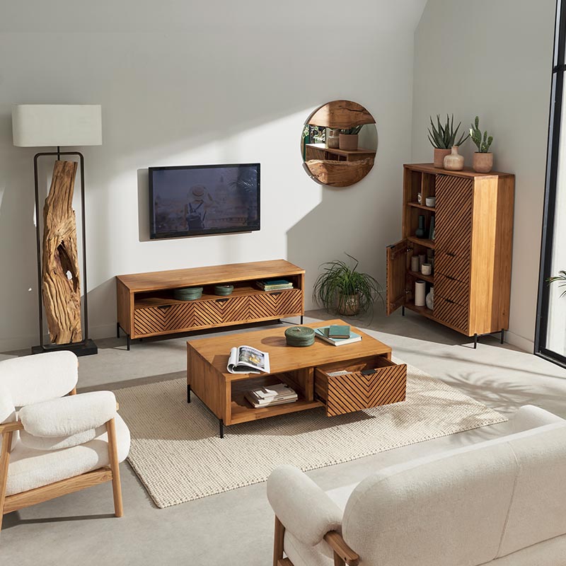 Mobilier en teck massif CROXTON