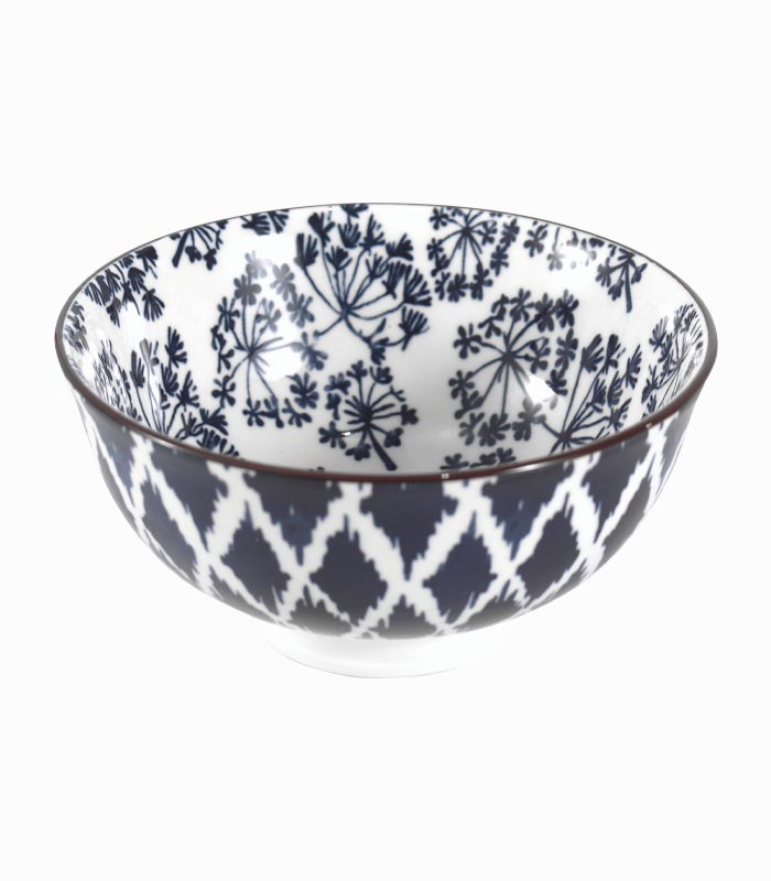 Coupelle porcelaine blanche Coupelle porcelaine blanche imprimé fleurs bleues