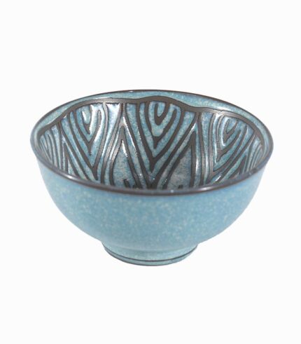 Coupelle porcelaine bleu