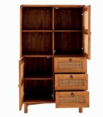 Enfilade teck massif CARAWA 2 portes 3 tiroirs