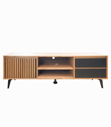 Meuble TV frêne ALSEN L 180 cm