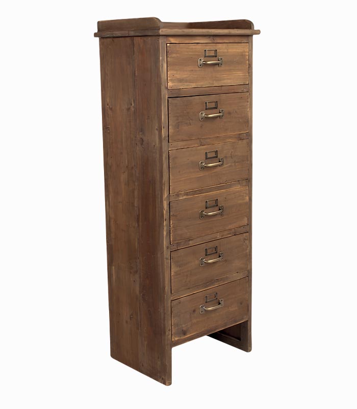 Chiffonnier sapin ANTIGO Chiffonnier sapin ANTIGO 6 tiroirs