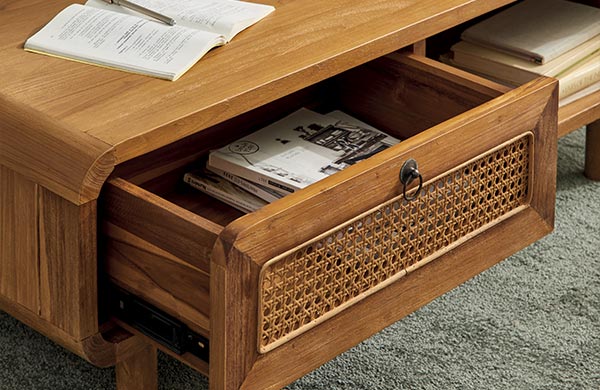 Table basse CARAWA en teck massif
