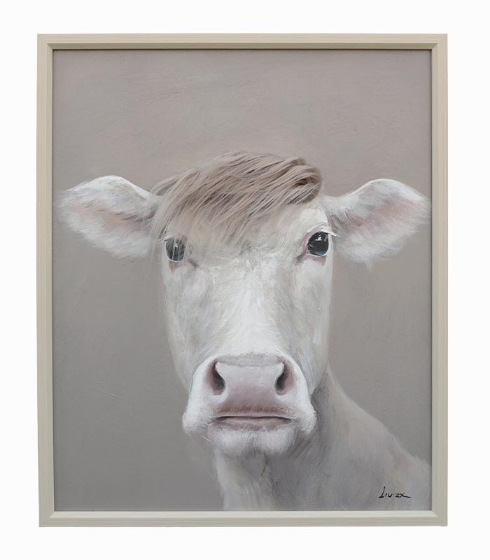 Tableau toile VACHE À MÈCHE Tableau toile VACHE À MÈCHE