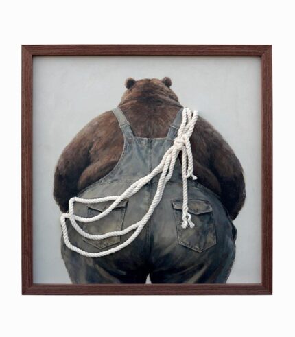Tableau toile CORDE ET OURS