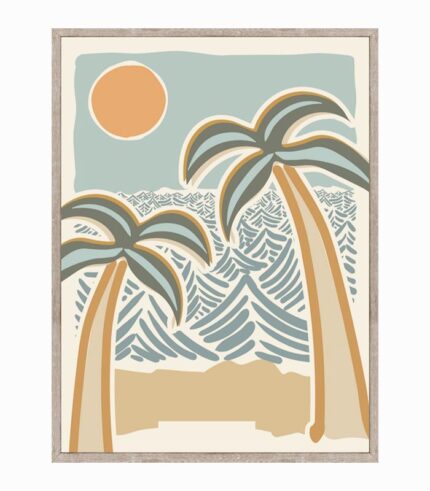 Tableau toile PALMIERS