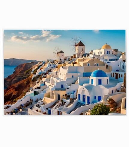 Tableau toile GRECE JOUR
