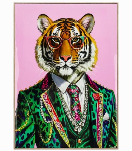 Tableau toile TIGRE COSTUME