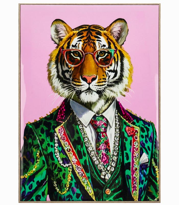 Tableau toile TIGRE COSTUME Tableau toile TIGRE COSTUME