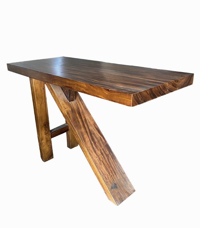 Table haute bois de suar LANGON Table haute bois de suar LANGON
