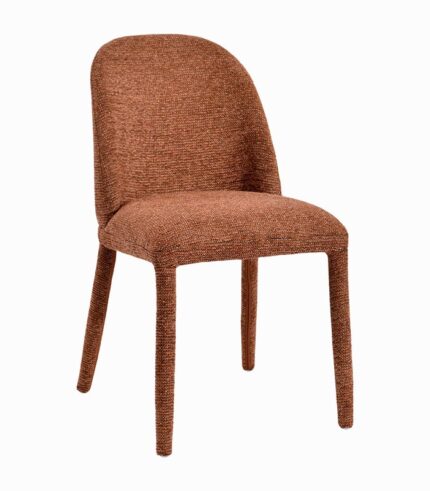 Chaise DUBBO tissu terracotta