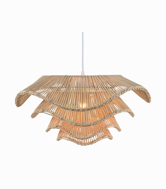 Suspension rotin MULTI-NIVEAUX Suspension naturelle rotin MULTI-NIVEAUX Ø 50 cm
