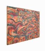 Tableau toile fait main Design abstrait coloré