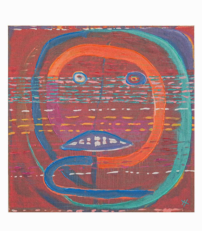 Tableau toile fait main visage abstrait Tableau toile fait main visage abstrait