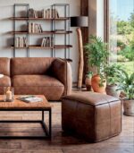 Pouf SABA cognac