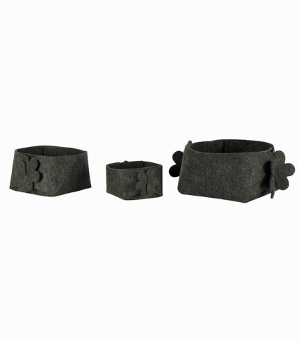 Corbeille de rangement feutrine