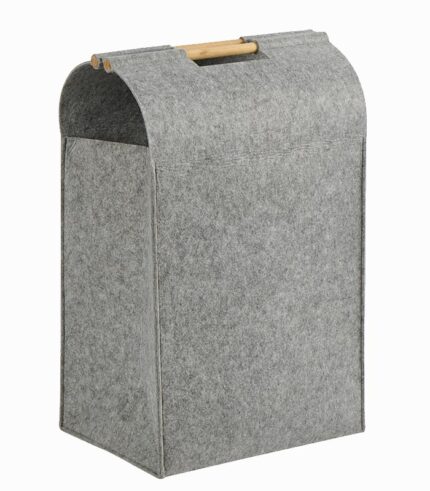 Panier à linge gris