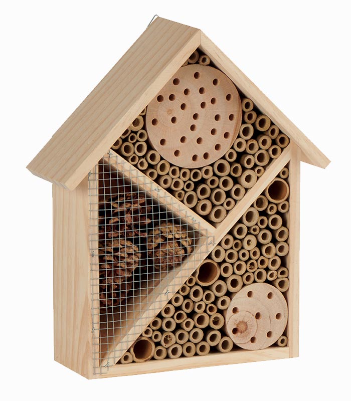 Maison à insectes bois naturel Maison à insectes bois naturel