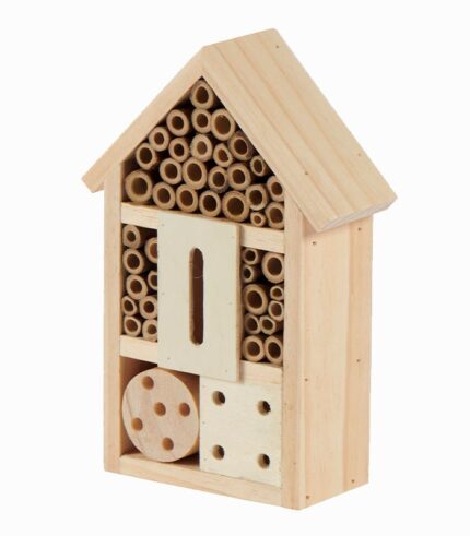 Maison à insectes bois naturel