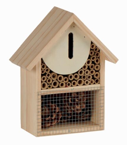 Maison à insectes bois